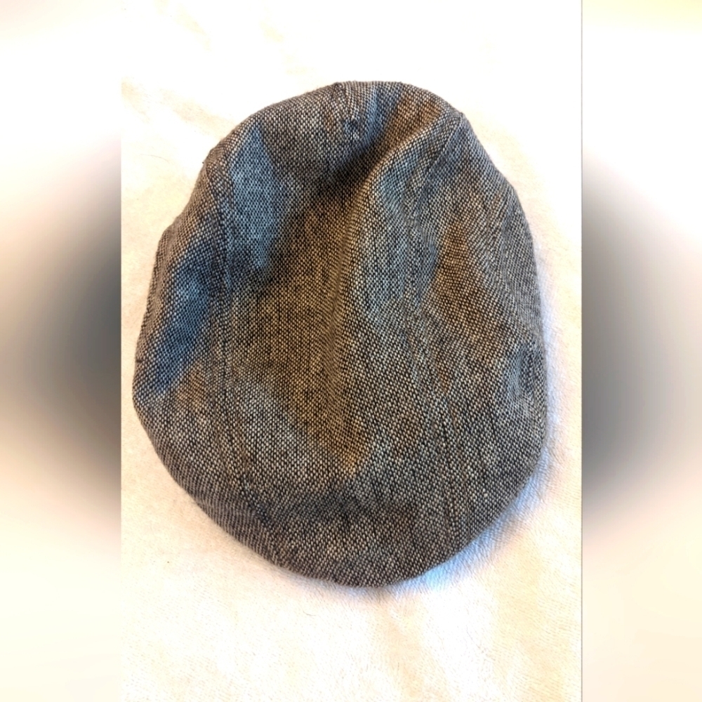 London Fog Brown Newsboy Cap Small, Vintage, Excellent Condition